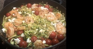 Mediterranean Zoodles with Shrimp