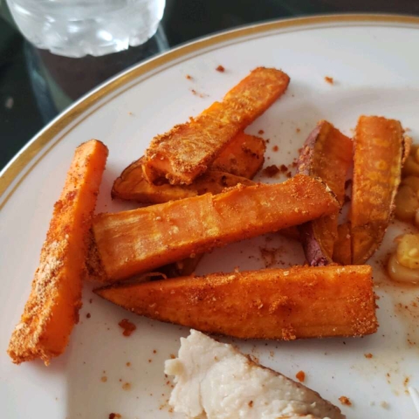 Spicy Baked Sweet Potato Fries