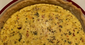 Becky's Healthier Ham and Cheese Quiche