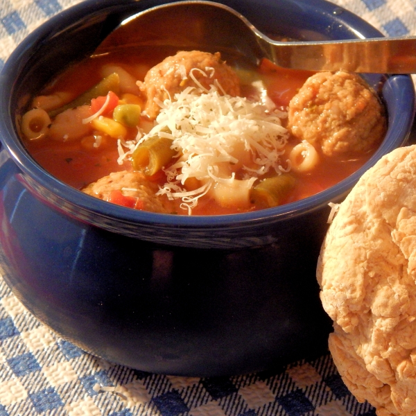 Mindless Meatball Minestrone