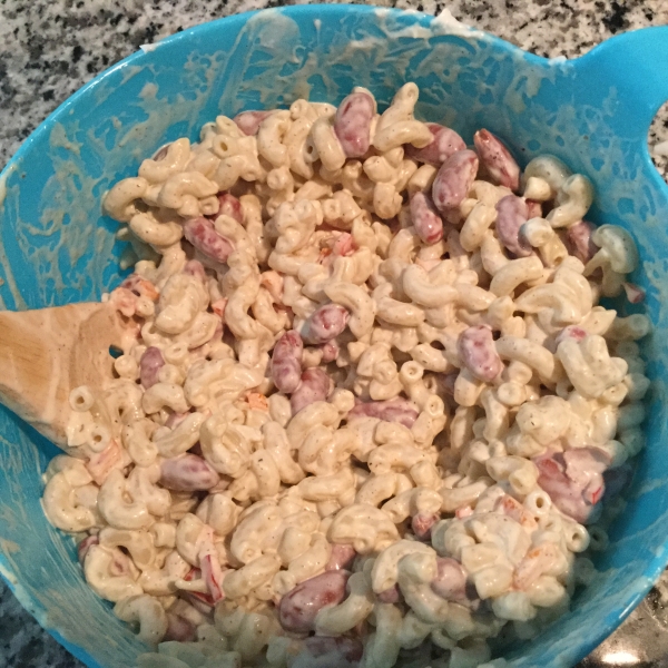 Elbow Macaroni and Kidney Bean Salad