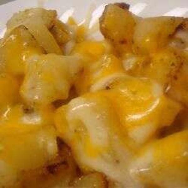 Cheesy Fried Potatoes