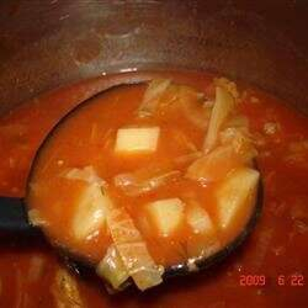 Cabbage Borscht Mennonite Soup