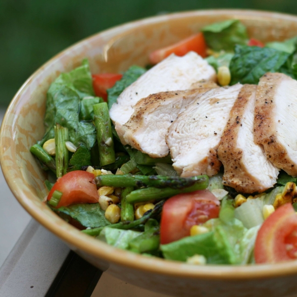 Grilled Chicken and Charred Corn Salad