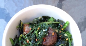 Paleo Broccoli Rabe and Sausage