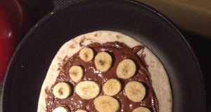 Banana-Nutella® Tortilla Pizza