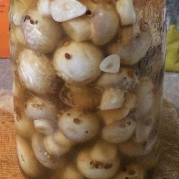 Zesty Pickled Mushrooms