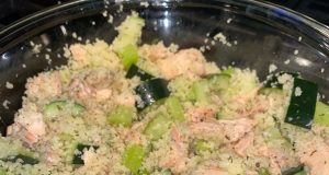Salmon Cucumber Couscous Salad