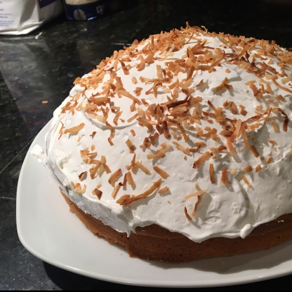 Coconut Sour Cream Cake