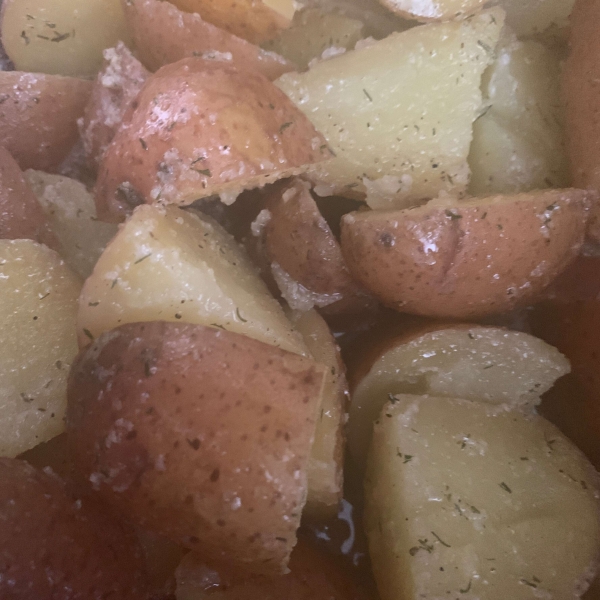 Garlic Dill New Potatoes