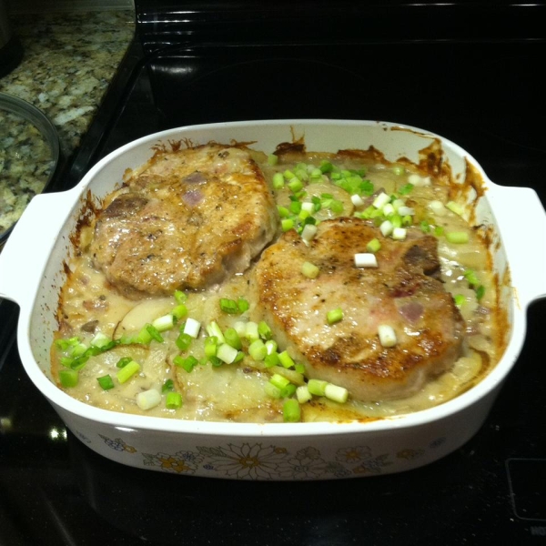 Pork Chop and Cabbage Casserole