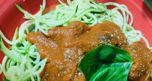 Zucchini Spaghetti alla Marinara