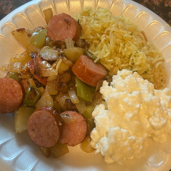 Easy Kielbasa Skillet Dinner