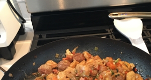 Chicken Sausage Tortellini Stir-Fry