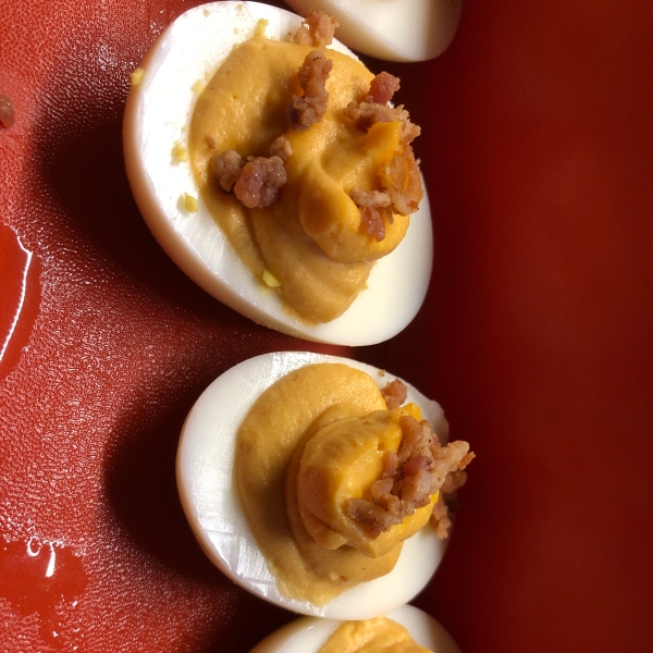 Smoky Deviled Eggs