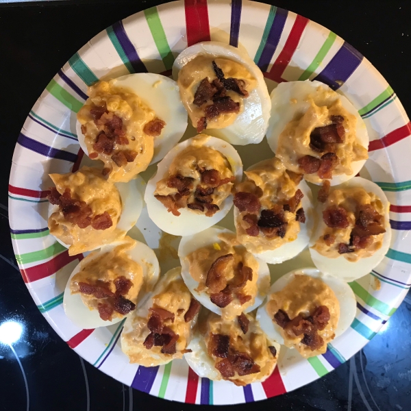 Smoky Deviled Eggs