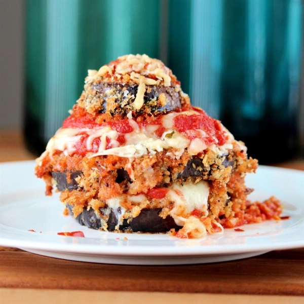 Crouton Eggplant Parmesan