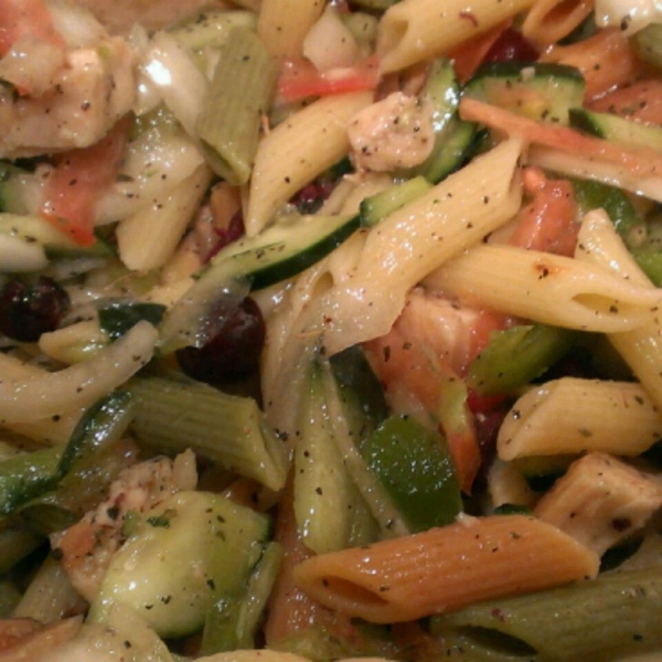 Vegetarian Greek Pasta Salad