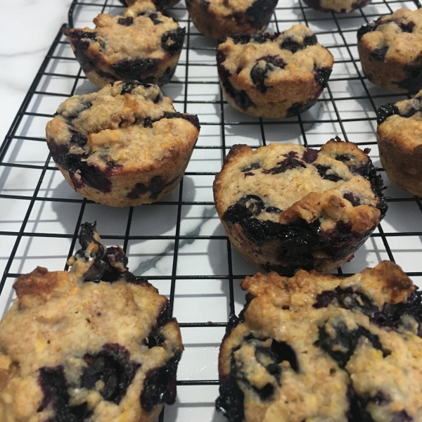 Whole Wheat Blueberry Muffins