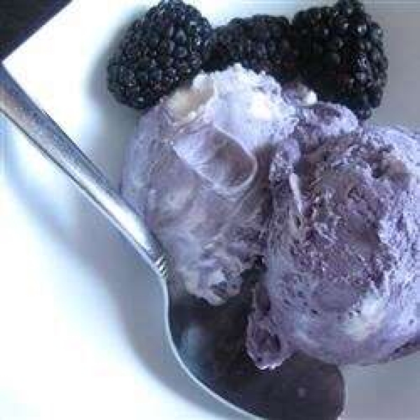 Fresh Blackberries and Cream Ice Pops