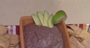 Black Bean Hummus with Avocado