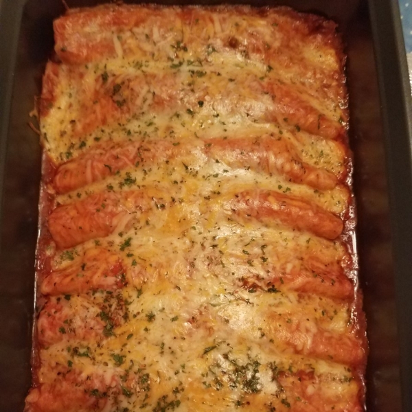 Creamy Beef Enchiladas