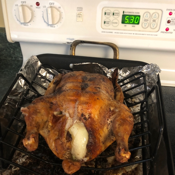 Simple Whole Roasted Chicken