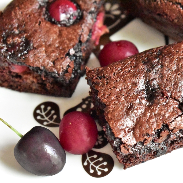 Cherry Brownies from Scratch