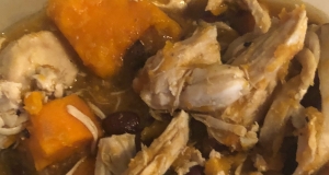 Chicken, Sweet Potato, and Mushroom Stew