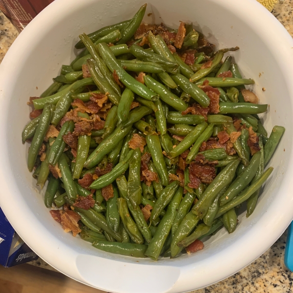 Brown Sugar n' Bacon Green Beans