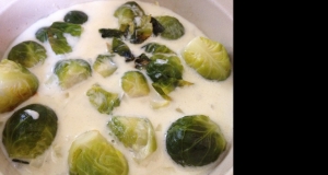 Brussels Sprouts with Cheese Sauce