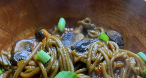 Instant Pot Mushroom and Soba Noodle Stir-Fry