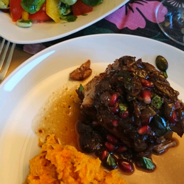 Lamb Braised in Pomegranate