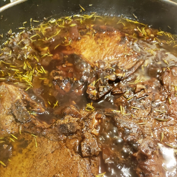 Lamb Braised in Pomegranate