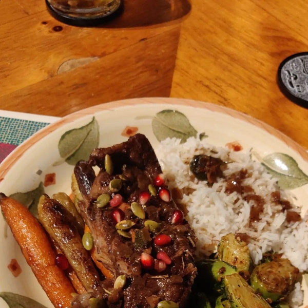 Lamb Braised in Pomegranate