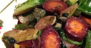 Sauteed Purple Carrot and Vegetable Medley