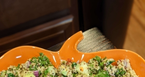 Kale, Quinoa, and Avocado Salad with Lemon Dijon Vinaigrette