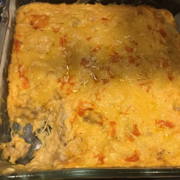 Cheesy Buffalo Chicken Dip