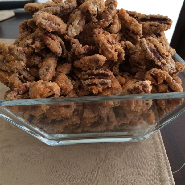 Spicy Glazed Pecans