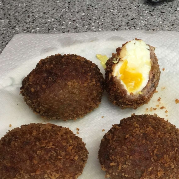 Scotch Eggs with Mustard Sauce
