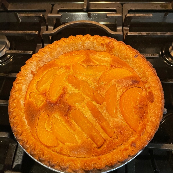 Easy French Peach Pie