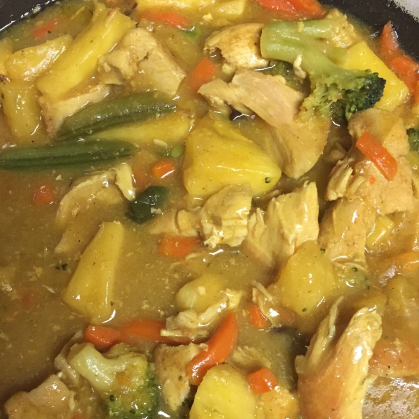 Thai Chicken Curry with Pineapple