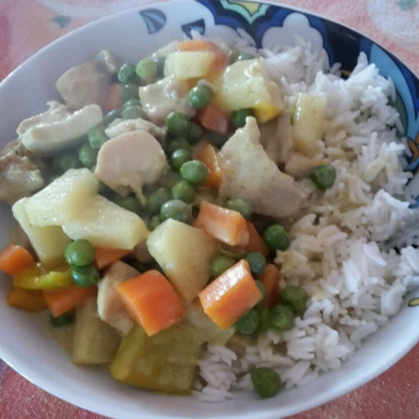 Thai Chicken Curry with Pineapple