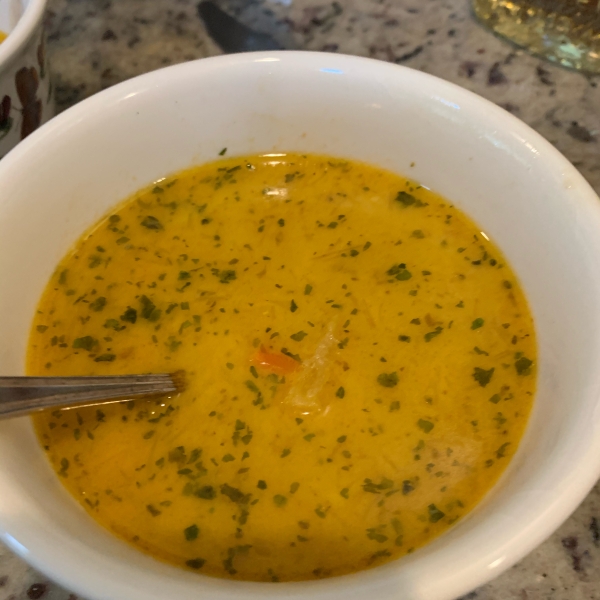 Thai Coconut Chicken Curry Soup