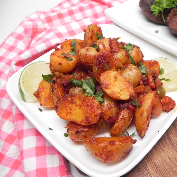 Salsa-Roasted Potatoes