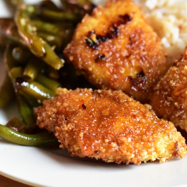 Crispy Baked Honey-Garlic Chicken