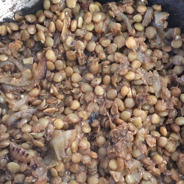 Indian Lentils and Spinach
