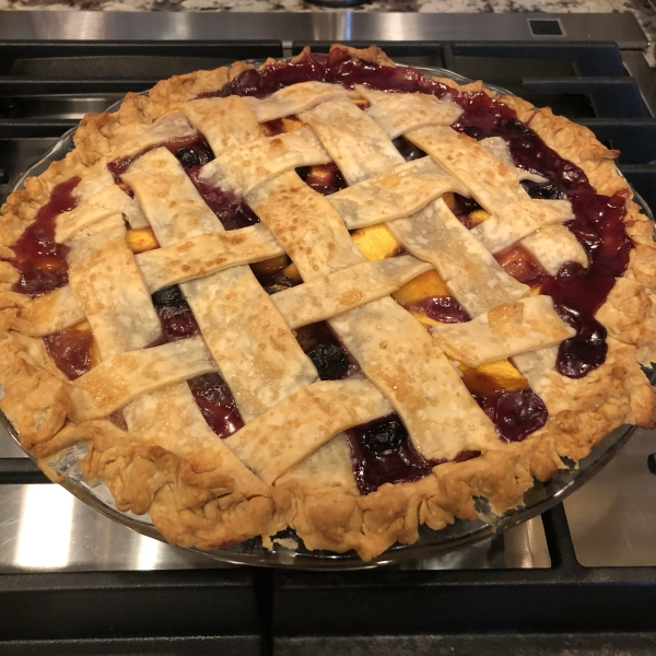 Cherry Berry Peach Pie