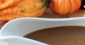 Make-Ahead Turkey Gravy with Porcini Mushrooms and Marsala Wine