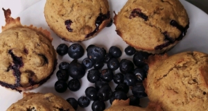 Vegan Banana Blueberry Muffins